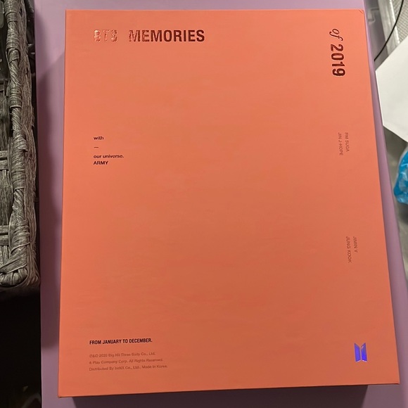 BTS Other - BTS MEMORIES 2019 DVD